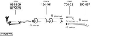 BOSAL SYS02783