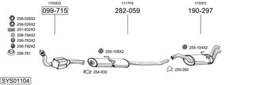 BOSAL SYS01104