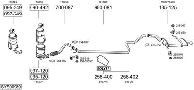 BOSAL SYS00989