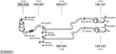 BOSAL SYS00851