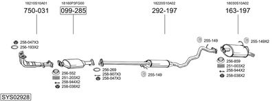 BOSAL SYS02928