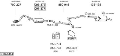 BOSAL SYS25454
