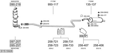 BOSAL SYS15928