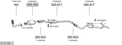 BOSAL SYS10611