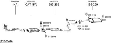 BOSAL SYS03026