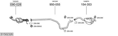 BOSAL SYS02326
