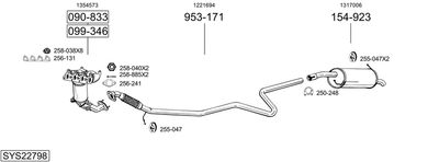 BOSAL SYS22798