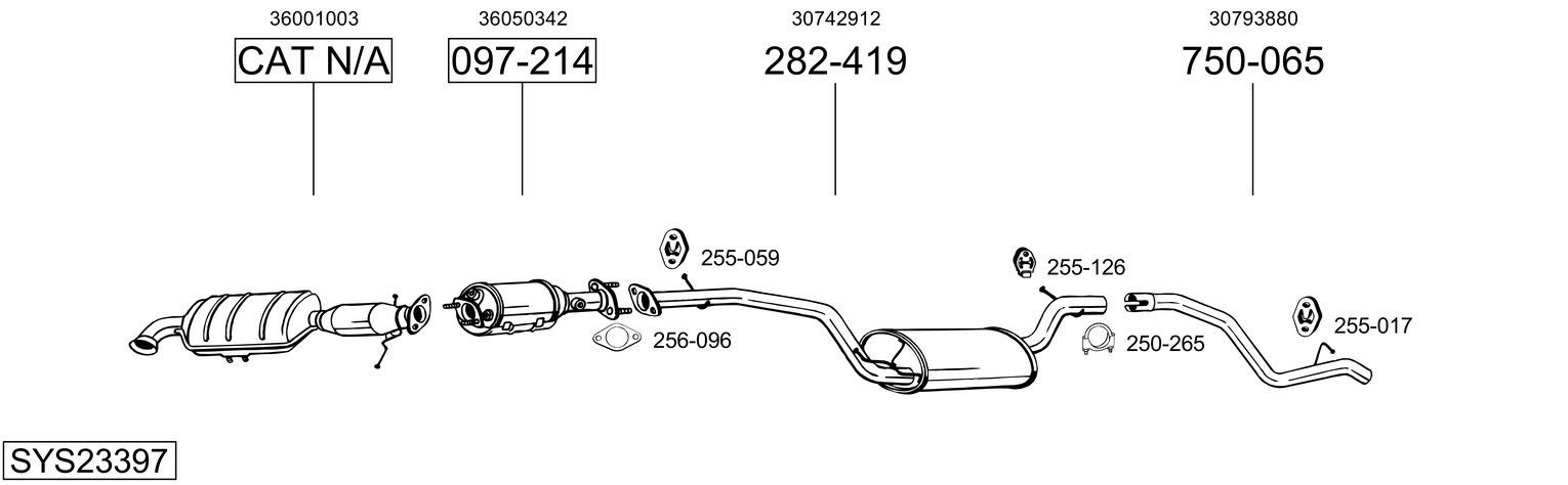 BOSAL SYS23397