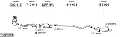 BOSAL SYS09763 BOSAL SYS09763