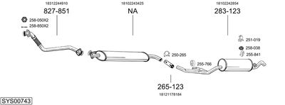 BOSAL SYS00743