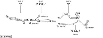 BOSAL SYS19589 BOSAL SYS19589