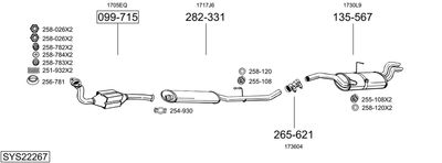 BOSAL SYS22267