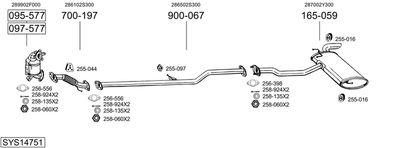 BOSAL SYS14751