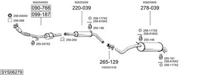 BOSAL SYS06279