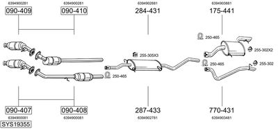 BOSAL SYS19355