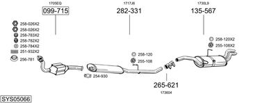 BOSAL SYS05066