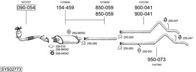 BOSAL SYS02773 BOSAL SYS02773