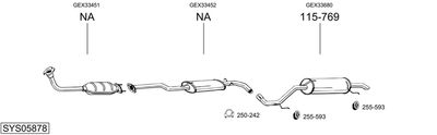 BOSAL SYS05878