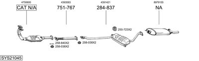 BOSAL SYS21045