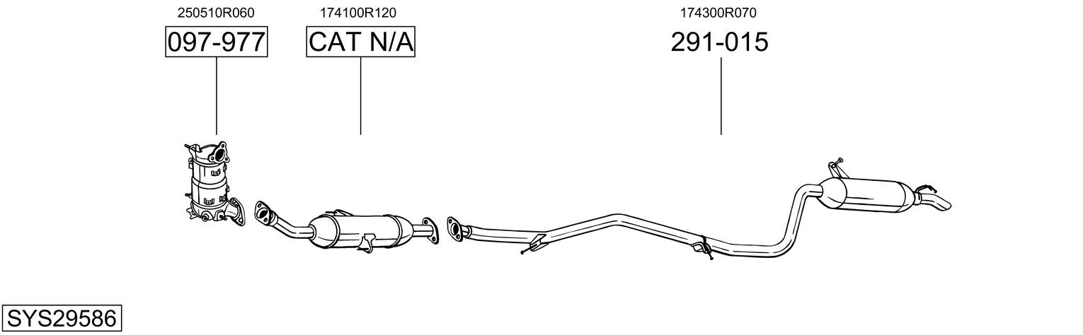 BOSAL SYS29586