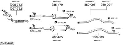BOSAL SYS14489