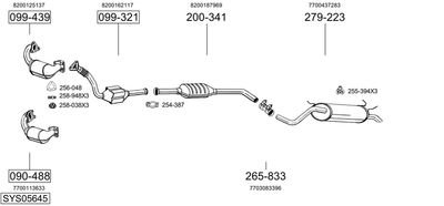 BOSAL SYS05645 BOSAL SYS05645