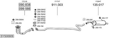 BOSAL SYS00909