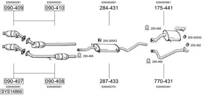 BOSAL SYS14866