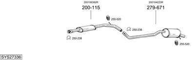 BOSAL SYS27336