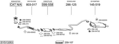 BOSAL SYS13263
