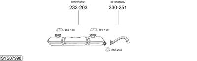 BOSAL SYS07998 BOSAL SYS07998