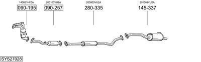 BOSAL SYS27028