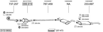 BOSAL SYS18692
