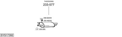 BOSAL SYS17392