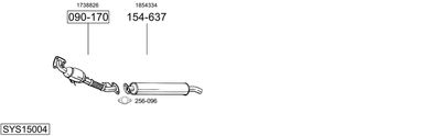 BOSAL SYS15004 BOSAL SYS15004
