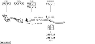 BOSAL SYS13317