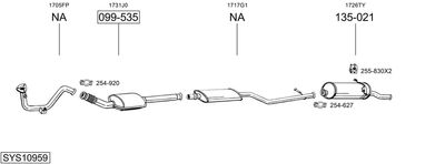 BOSAL SYS10959