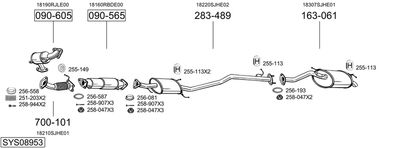 BOSAL SYS08953
