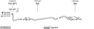 BOSAL SYS08333