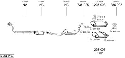 BOSAL SYS21196