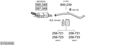 BOSAL SYS24058
