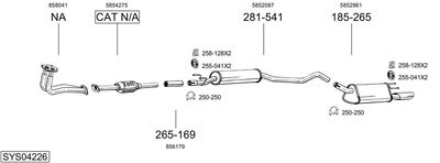 BOSAL SYS04226 BOSAL SYS04226