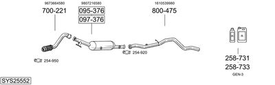 BOSAL SYS25552
