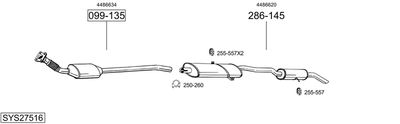 BOSAL SYS27516