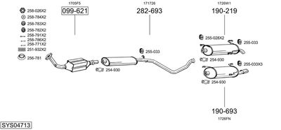 BOSAL SYS04713