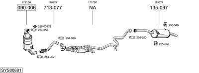 BOSAL SYS00881