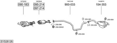 BOSAL SYS28126 BOSAL SYS28126