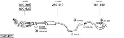 BOSAL SYS14626
