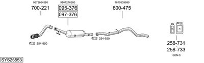BOSAL SYS25553