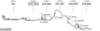 BOSAL SYS16534